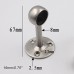 Loweryeah Shower Curtain Closet Rod Holder Pipe Flange Socket Ceiling Mount Bracket Pipe Fitting Parts Supports 304 Stainless Steel - B07G5XWXD8